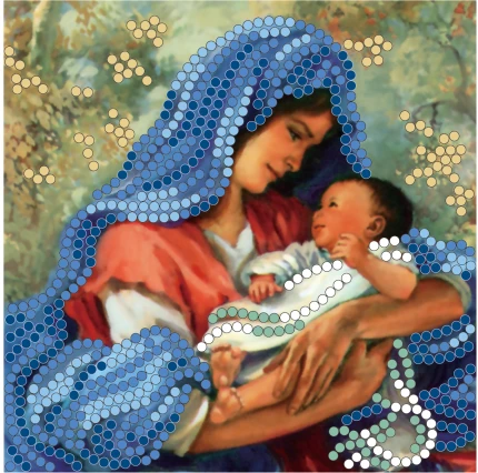 Вышивка бисером наборы картина Мать и дитя
