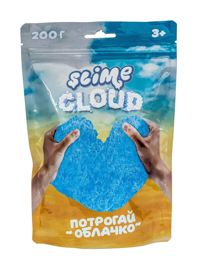 Cloud-slime Голубое небо с ароматом тропик, 200 г.