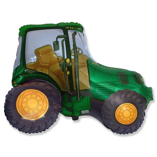 Фигура Трактор зеленый 65 см Х 93 см фольгированный шар