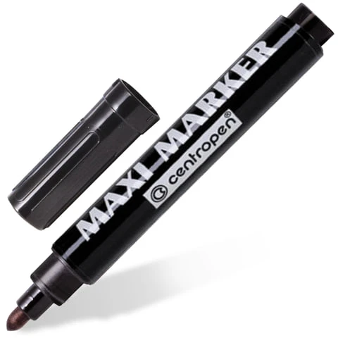 Маркер для промышленной маркировки CENTROPEN MAXI MARKER, ЧЕРНЫЙ, 2-4 мм,