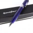 Ручка подарочная "Darvish" корпус синий с серебристой отделкой в