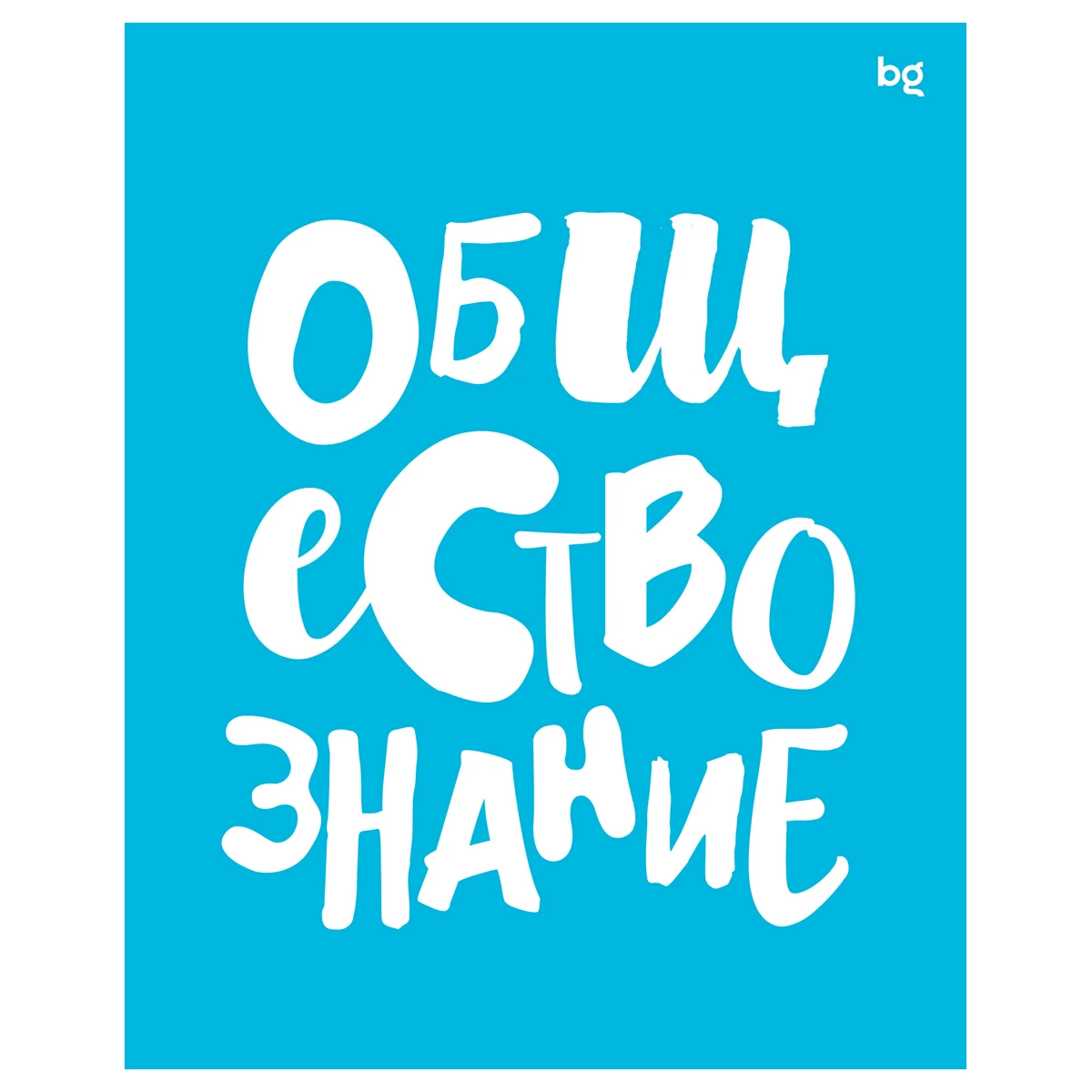 Тетрадь предметная 48л. BG "Домино" - Обществознание, пластиковая