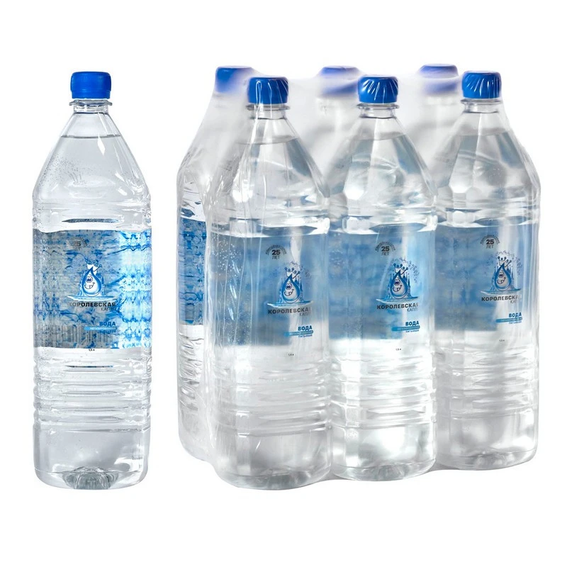 Вода питьевая Королевская капля ПЭТ 1,5 л негаз. 6   шт/уп