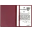 Папка адресная бархат с виньеткой, формат А4, красная, индивидуальная упаковка,
