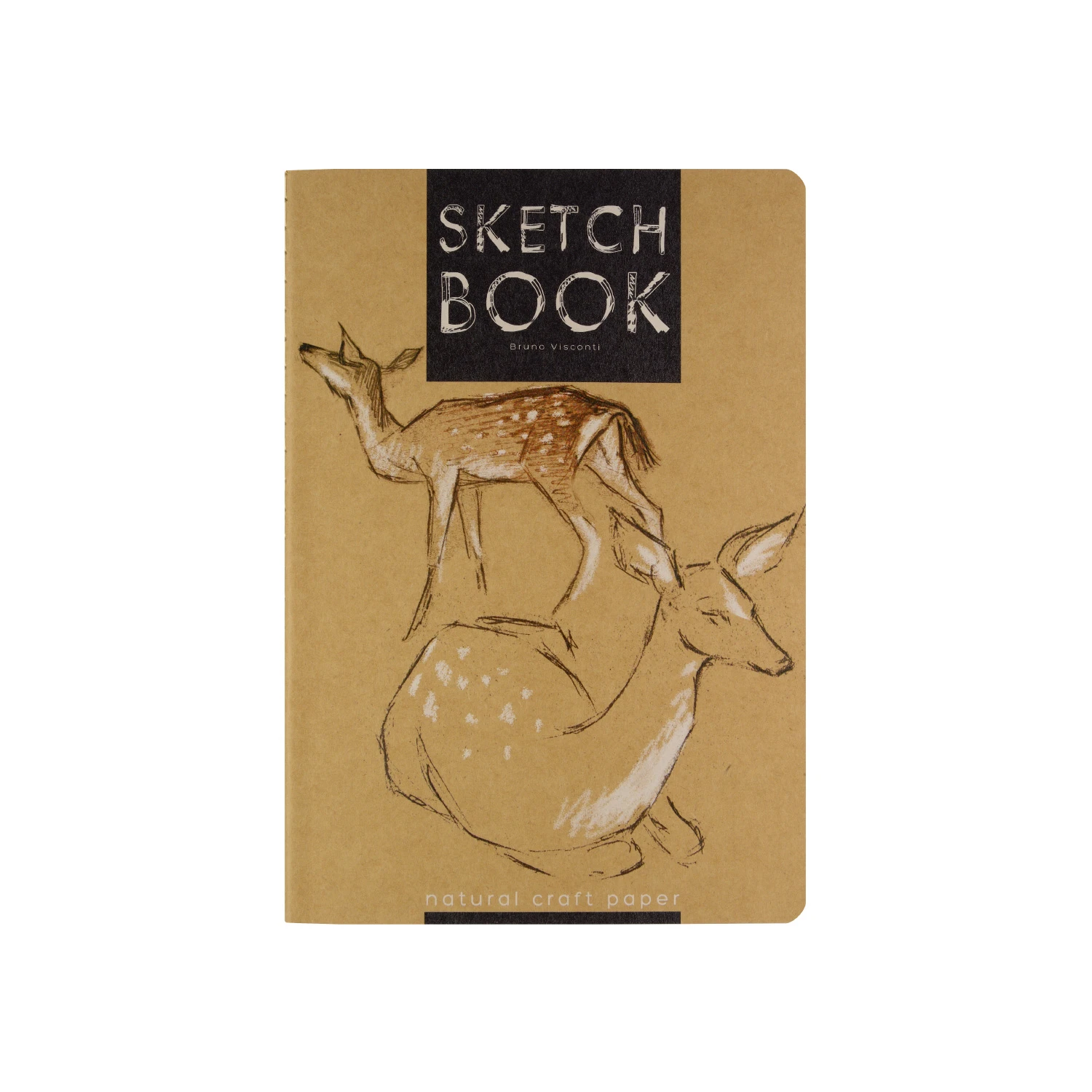 SKETCHBOOK BV, 147х210 мм, 40Л, ТЕТРАДЬ, КРАФТ 70 гр, ПРОШИТЫЙ БЛОК (4 ВИДА)