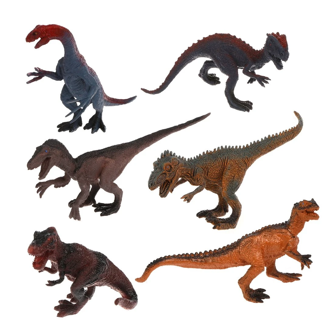 Набор динозавров, 6 штук