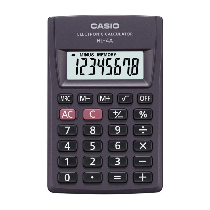 Калькулятор карманный Casio HL-4А 8-разрядный