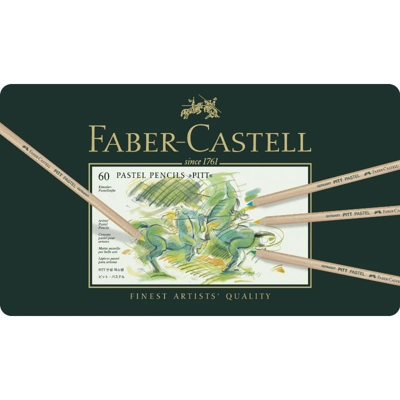Карандаши цветные пастельные Faber-Castell Pitt Pastel 60цв., 112160