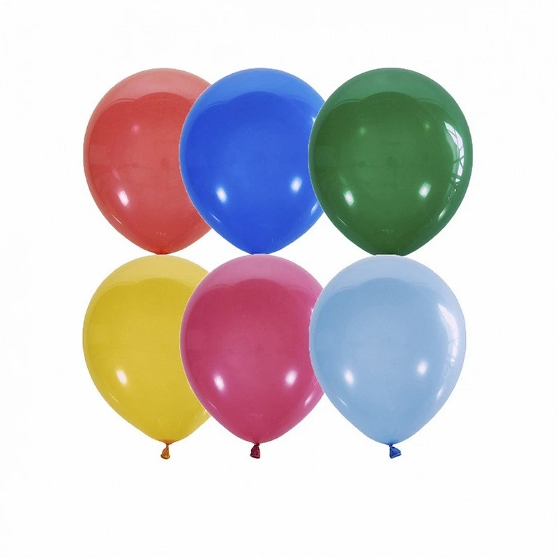 Шары надувные ассорти 10шт/уп Х-63(M9 /23см)(101742)(763236).