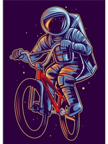 Optima Пакет подарочный с глянцевой ламинацией 22x31x10 см (ML) Фото на луне,