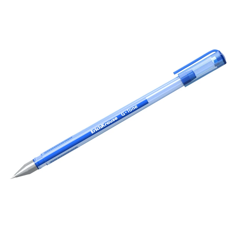 Ручка гелевая Erich Krause "G-Tone" синяя, 0,5мм. Ручка гелевая Erich Krause "G-Tone" синяя, 0,5мм.