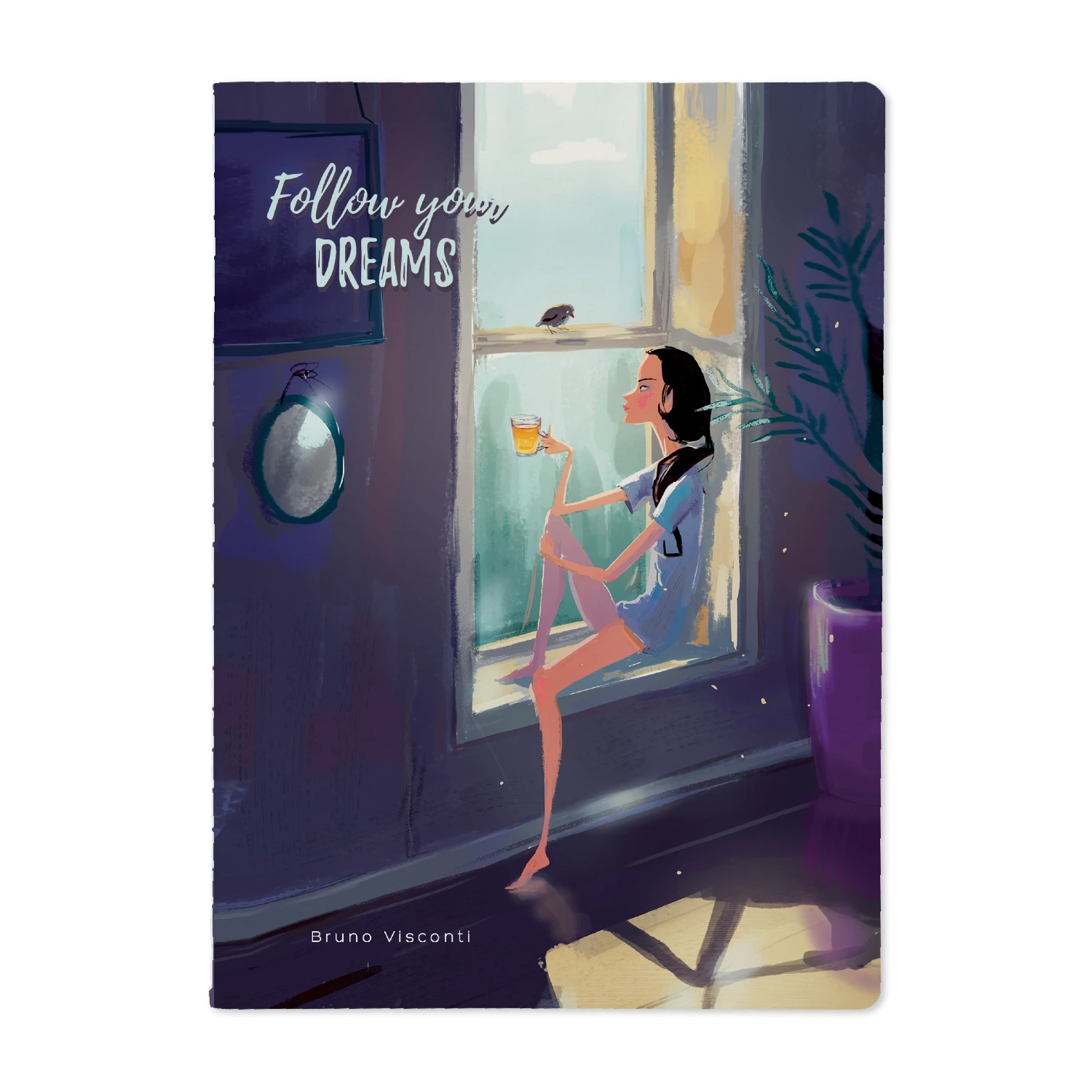 ТЕТРАДЬ B5, Bruno Visconti "TEA TIME. FOLLOW YOUR DREAMS" 60л. клетка ТЕТРАДЬ B5, Bruno Visconti "TEA TIME. FOLLOW YOUR DREAMS" 60л. клетка
