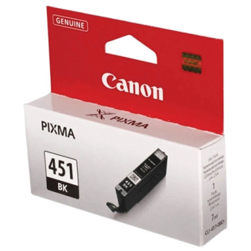 Картридж ориг. Canon CLI-451Bk черный для Canon PIXMA MG6340/MG5440/IP7240:
