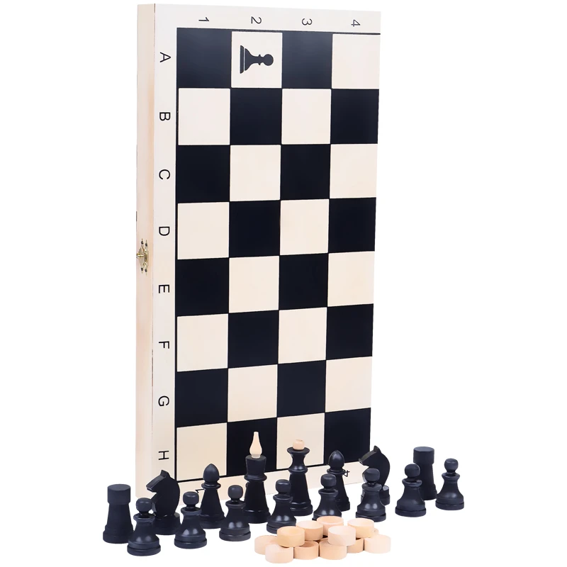 Набор игр ТРИ СОВЫ 3в1 "Нарды, шашки, шахматы", обиходные, деревянные