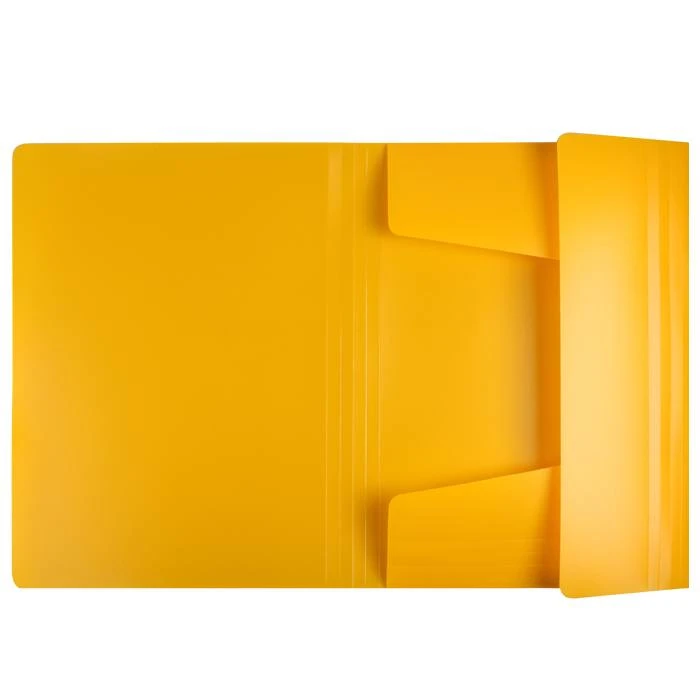 Папка на резинке А4 "Darvish" желтая толщина 0,5мм