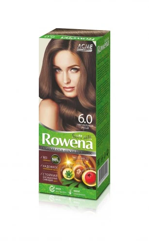 ROWENA Краска для волос "ROWENA SOFT SILK", тон 6.0 Натуральный Русый