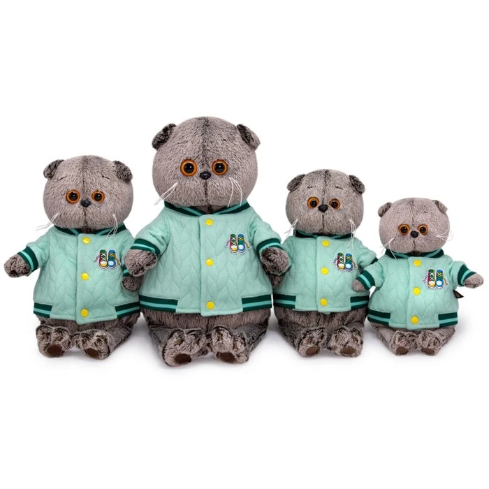 Мягкая игрушка «Басик в бомбере», 30 см