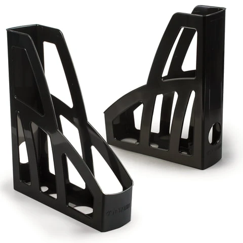 Лотки вертикальные для бумаг СТАММ, набор 2 шт., "Лидер", ширина 75