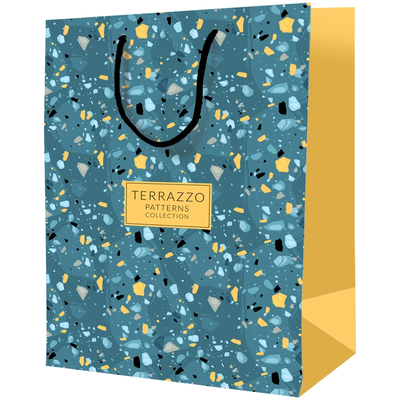 Пакет подарочный 26*32*12см ArtSpace "Terrazzo", ламинированный