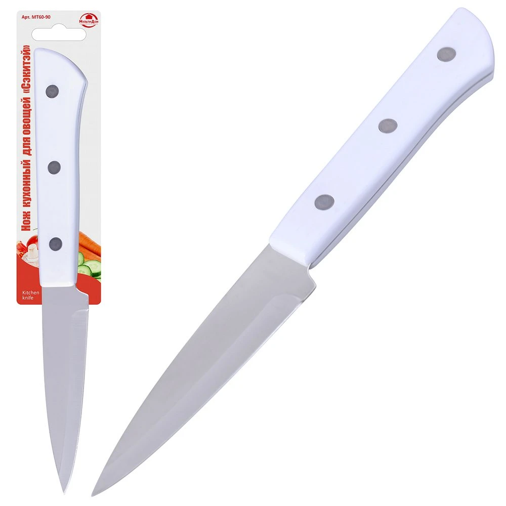 Нож кухонный для овощей "Сэкитэй". Общая длина 21см, длина лезвия