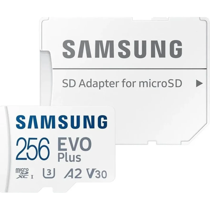 Карта памяти SAMSUNG EVO PLUS 256Gb microSDXC/UHS-I/SD адапт (MB-MC256KA/APC