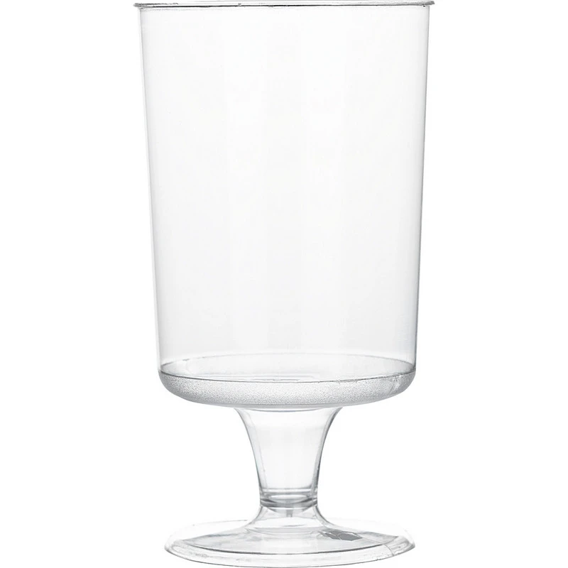 Бокал одноразовый для вина пластиковый прозрачный (170 -мл, 6 -штук