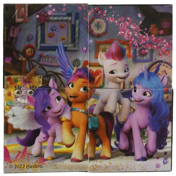 Набор кубиков "my little pony" (4 шт.). 80х80 мм МОЙ МАЛЕНЬКИЙ ПОНИ