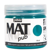 "PEBEO" экстра матовая Mat Pub №1 140 мл 256014 сине-зеленый