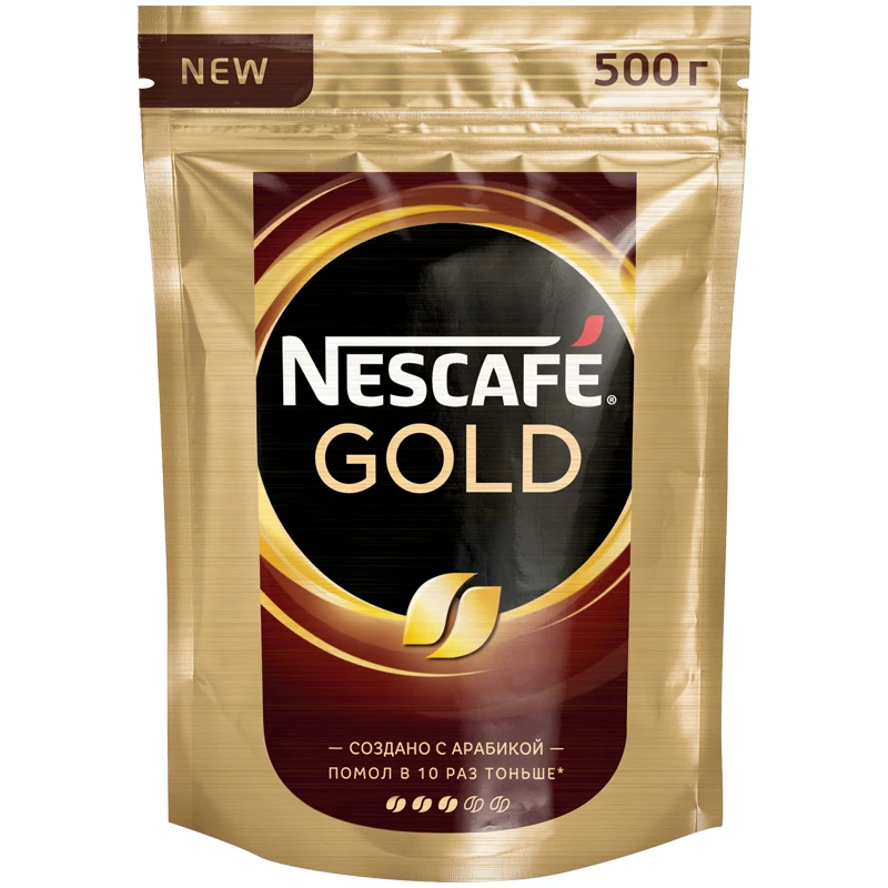 Кофе растворимый Nescafe "Gold", сублимированный, с молотым, тонкий