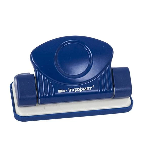 Дырокол ERGONOMICS 10 л. металл синий: DEG-10Bl штр.: 4602723075394