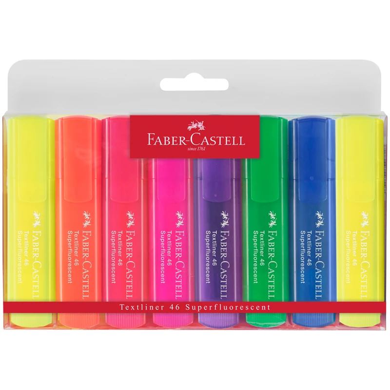 Набор текстовыделителей Faber-Castell "46 Superfluorescent" 8