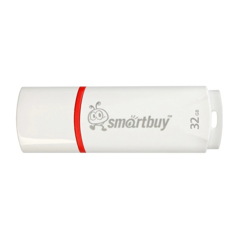 Флеш-память Smartbuy 32GB Crown White штр.  4690626003026