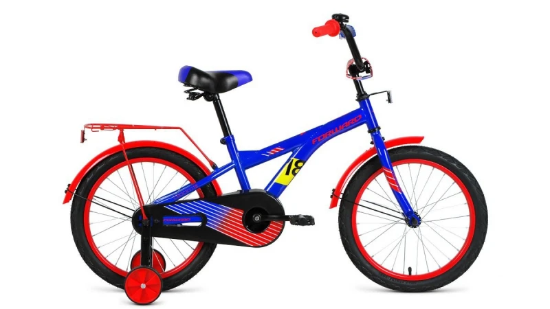 Велосипед 18" FORWARD CROCKY 2020-2021 синий/красный