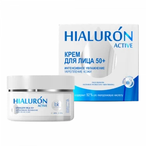 БК HIALURON Active КРЕМ для лица 50+ интенсивное увлажнение укрепление кожи