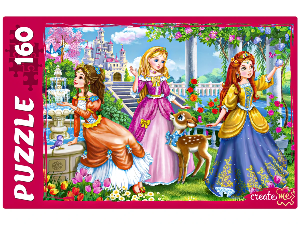ПАЗЛЫ 160 элементов. МИР ПРИНЦЕСС (Арт.П160-0634) ПАЗЛЫ 160 элементов. МИР ПРИНЦЕСС (Арт.П160-0634)