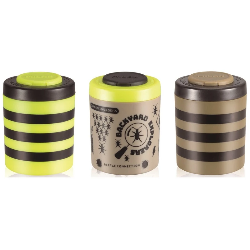 Точилка Milan Пчёлки Be Atomic детская с контейн 2 отв. 8 и 11 мм.цв в асс