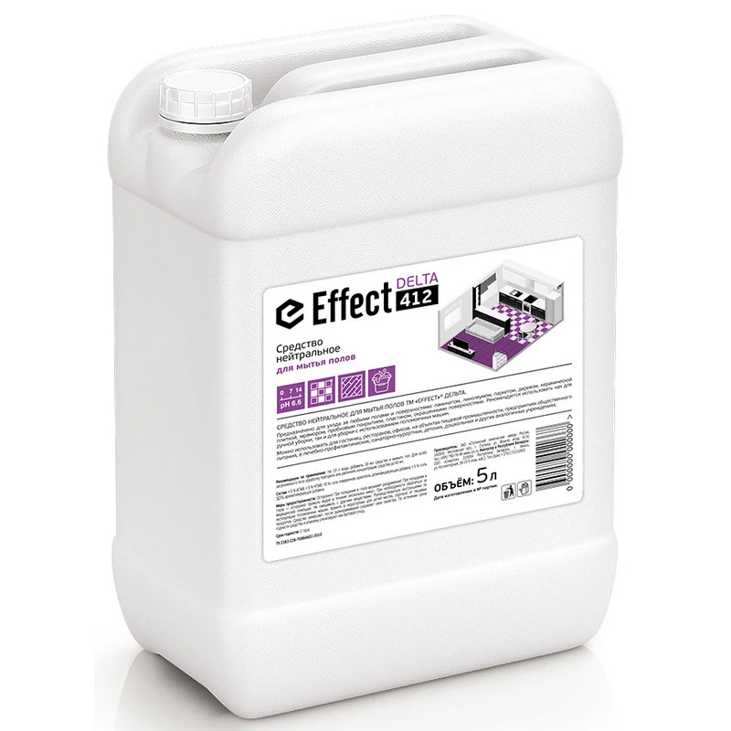 Профессиональная химия Effect DELTA 412 для мытья полов 5л