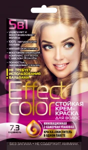 Арт.4915 ФИТО К Крем-краска для волос Effect Color тон Карамель 50мл (саше)