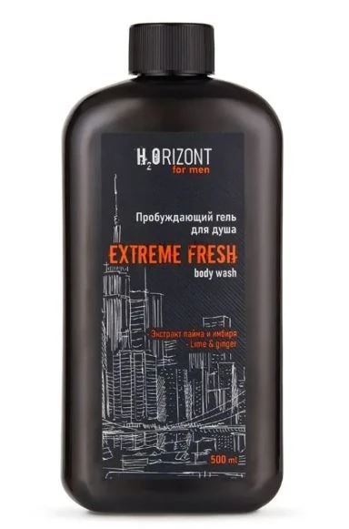 Family Cosmetics H2Orizont Пробуждающий ГЕЛЬ для душа EXTREME FRESH, 500мл