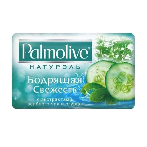 Мыло Palmolive Бодрящая свежесть, с экстрактами зеленого чая и огурца, 90 г