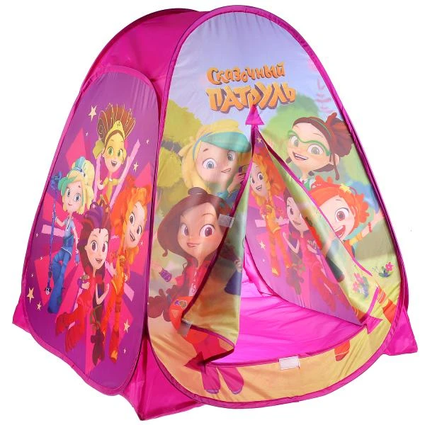 Палатка детская игровая СКАЗОЧНЫЙ ПАТРУЛЬ 81х90х81см, в сумке ИГРАЕМ ВМЕСТЕ