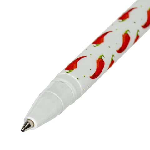 Ручка шариковая BRAUBERG SOFT TOUCH STICK "CHILI PEPPER", СИНЯЯ,