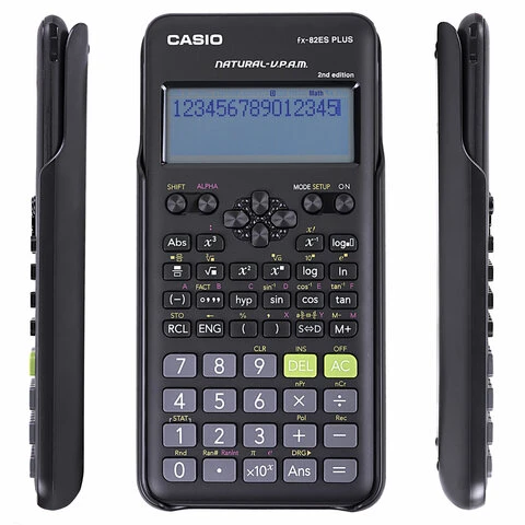 Калькулятор инженерный CASIO FX-82ESPLUSBKSBEHD (162х80 мм), 252 функции,