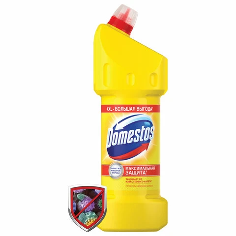 Чистящее средство 1,5 л, DOMESTOS (Доместос) "Лимонная свежесть", с