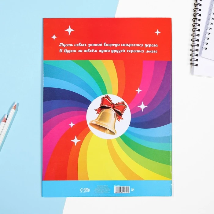 Папка "Выпускник детского сада", совушка, с 2-мя файлами, 22*31 см.