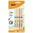 Набор текстовыделителей BIC "Grip Pastel" 4 шт., АССОРТИ, линия 1,6-4