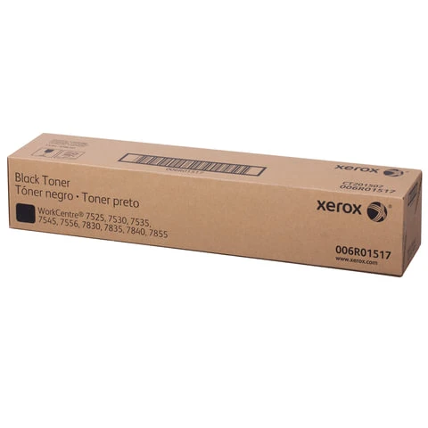 Тонер-картридж XEROX (006R01517) WC 7545/7556 и другие, черный, оригинальный,