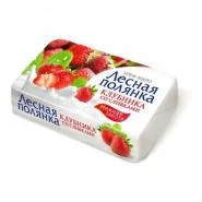 Крем-мыло 90г КРЕМ ЛЕСНАЯ ПОЛЯНКА Клубника Со Сливками