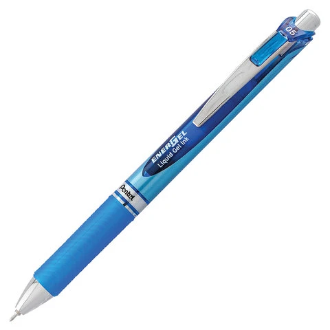 Ручка гелевая автоматическая с грипом PENTEL (Япония) "Energel",