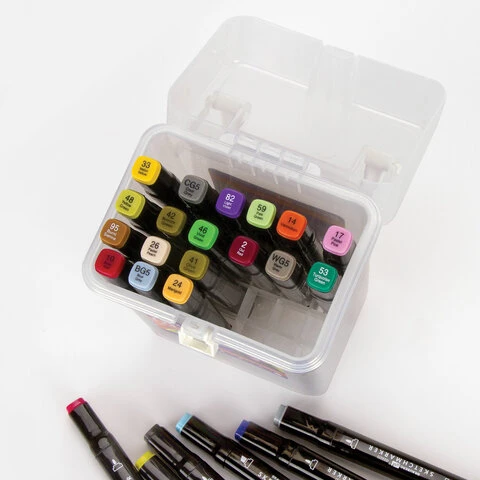 Маркеры для скетчинга двусторонние BRAUBERG ART DEBUT "BLACK", НАБОР